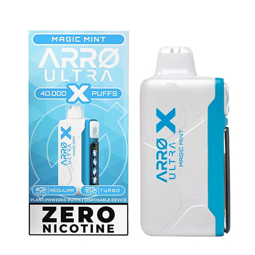 ARRØ Ultra X Magic Mint 40K ZERO Nicotine Disposable