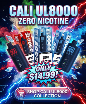 Cali UL8000 Frozen Peach ZERO Nicotine Disposable Vape Nicotine Free Cali UL8000 Frozen Peach ZERO Nicotine Disposable Vape Nicotine Free