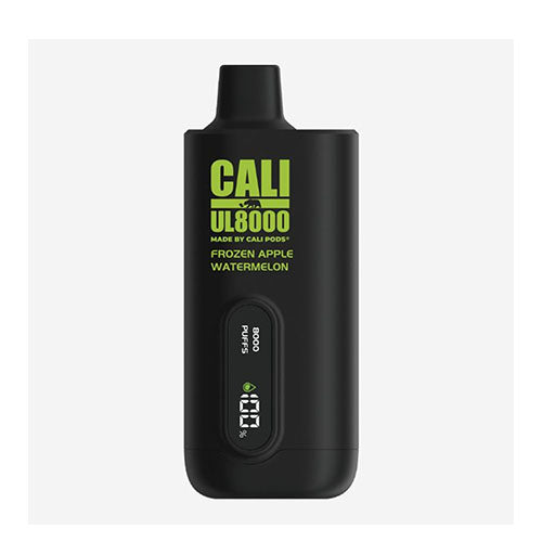 Cali UL8000 Frozen Apple Watermelon ZERO Nicotine Disposable Vape Nicotine Free Cali UL8000 Frozen Apple Watermelon ZERO Nicotine Disposable Vape Nicotine Free