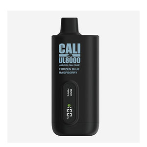Frozen Blue Raspberry Cali UL8000 Zero Nicotine Disposable