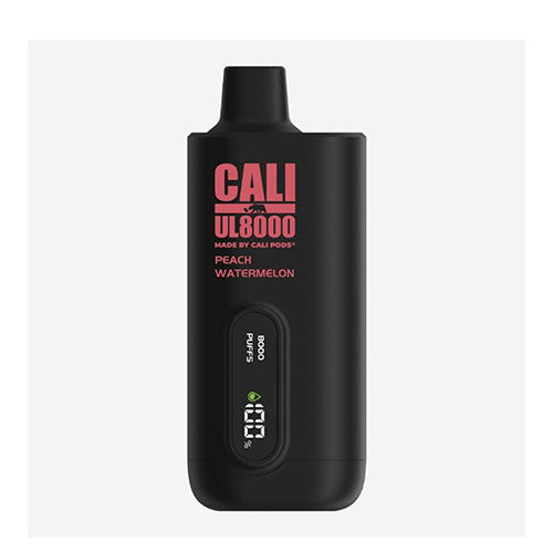 Peach Watermelon Cali UL8000 Zero Nicotine Disposable