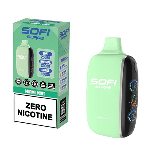 SOFI Surge Miami Mint 25K ZERO Nicotine Disposable