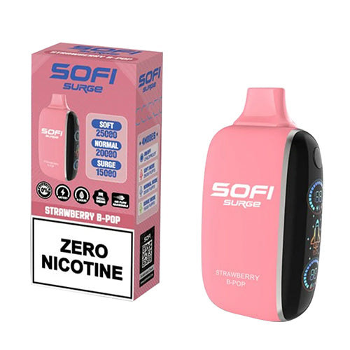 SOFI Surge Strawberry B-Pop 25K ZERO Nicotine Disposable