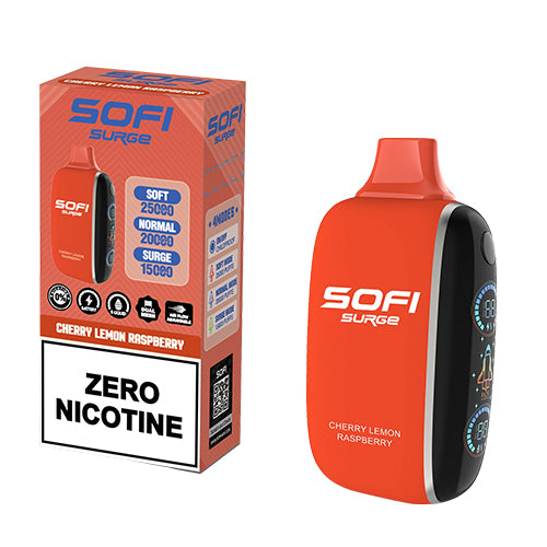 SOFI Surge Zero Nicotine Cherry Lemon Raspberry