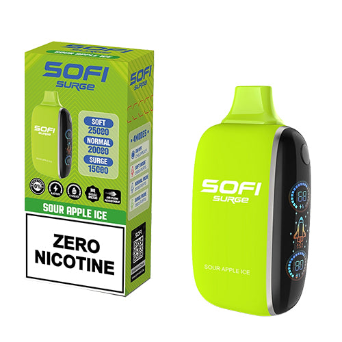 SOFI Surge ZERO Nicotine Sour Apple Ice