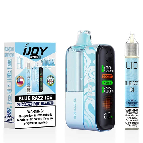 iJoy XP 100K Nixodine Kit - Blue Razz Ice