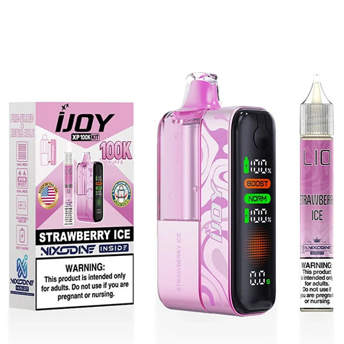 iJoy XP 100K Nixodine Kit - Strawberry Ice