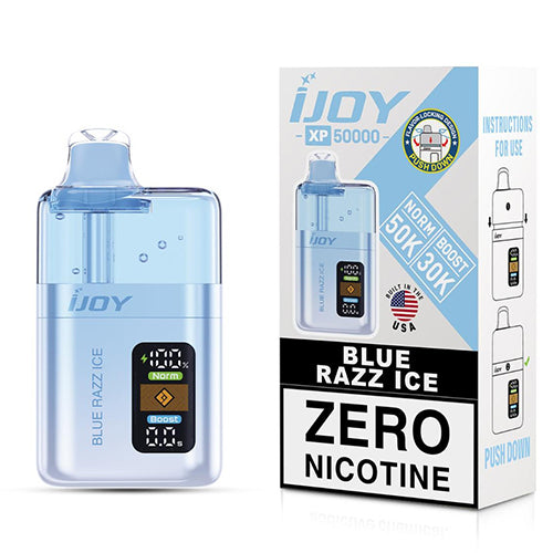 iJoy XP 50K Zero Nicotine Disposable - Blue Razz Ice