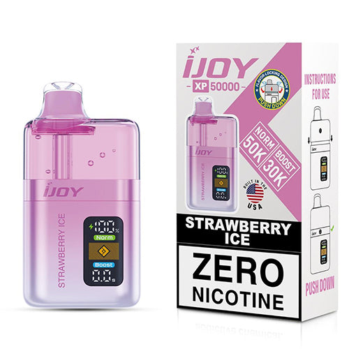 iJoy XP 50K Zero Nicotine Disposable - Strawberry Ice