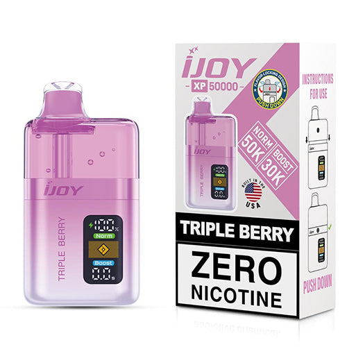 iJoy XP 50K Zero Nicotine Disposable - Triple Berry