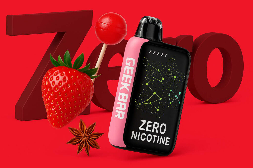 Geek Bar Pulse X zero nicotine disposable vape
