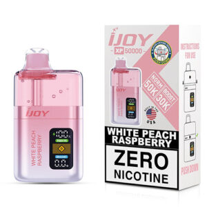 iJoy XP 50K Zero Nicotine Disposable - White Peach Raspberry