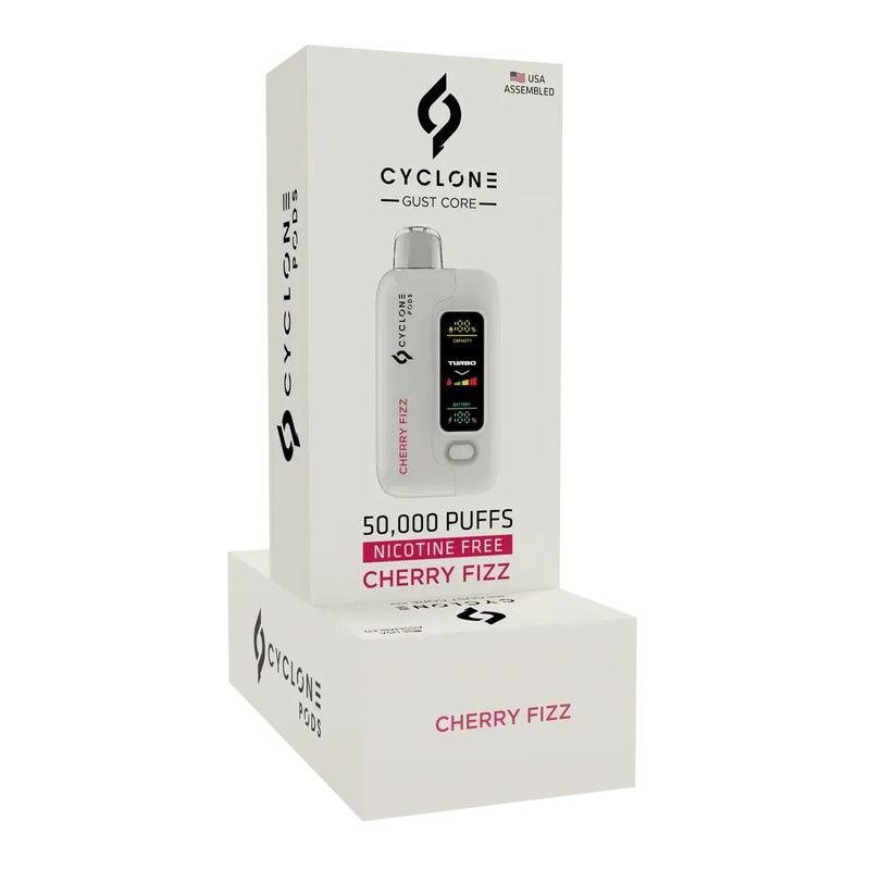 Cyclone Pods Gust Core 50K Disposable - Cherry Fizz