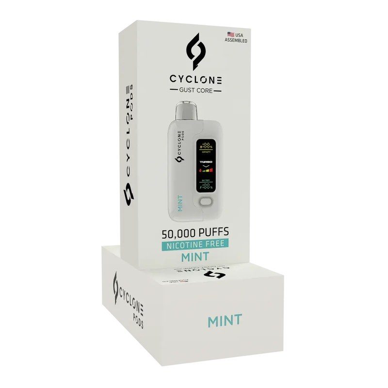 Cyclone Pods Gust Core 50K Disposable - Mint