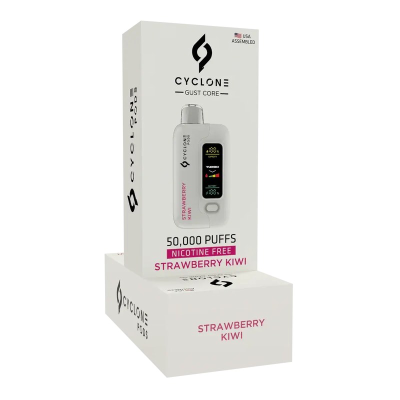 Cyclone Pods Gust Core 50K Disposable - Strawberry Kiwi