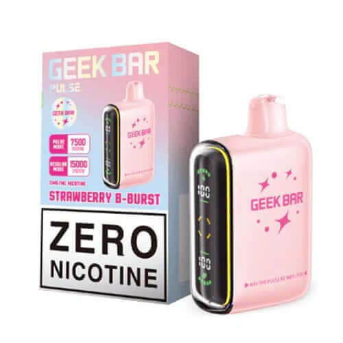 Geek Bar Pulse Zero Nicotine Disposable Strawberry B-Burst