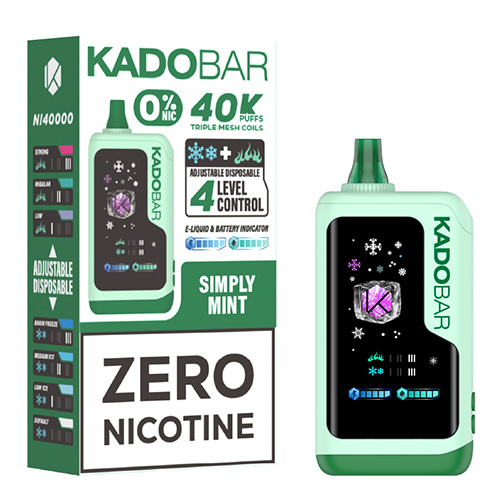 Kado Bar NI40000 Simply Mint Zero Nicotine Disposable