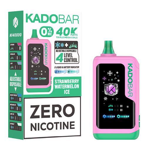 Kado Bar NI40000 Strawberry Watermelon Ice Zero Nicotine Disposable