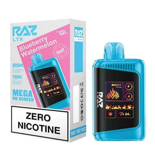 RAZ LTX Blueberry Watermelon 25K ZERO Nicotine Disposable